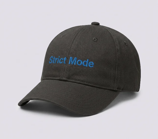 Embroidered cap